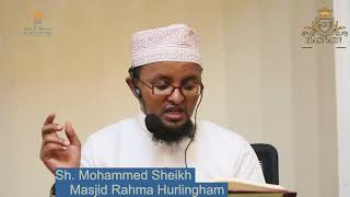 FIQH  NULLIFIERS OF FAST  SH MOHAMMED SHEIKH [upl. by Darken846]