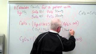 Oxygenation Calculations CaO2 CavO2 [upl. by Atinob]