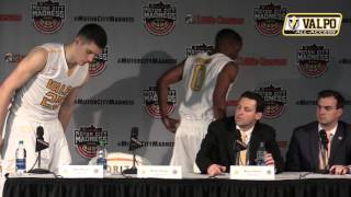 Valpo Basketball Press Conference Green Bay 3716 [upl. by Annamaria]