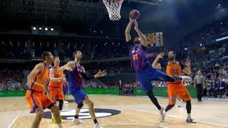 Primera canasta de Mirotic con el Barça  Supercopa Endesa [upl. by Jerrilee]