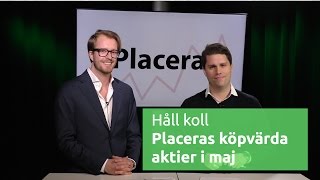 Håll koll  Placeras köpvärda aktier i maj [upl. by Gonzales475]