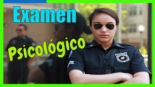 👮 Cómo Pasar un EXAMEN PSICOLÓGICO 🚔 Para INGRESAR A LA POLICÍA 🟢 [upl. by Ahgiela576]