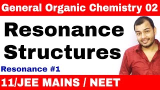 Organic Chemistry  GOC 02  Resonance 01  How to Draw Resonance Structures IIT JEE  NEET [upl. by Arhna]