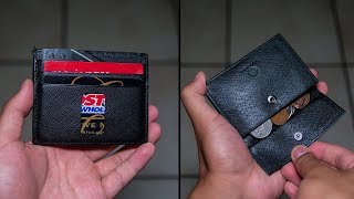 The Perfect Minimalist Wallet That Can Hold Coins  Ed Wallet Review [upl. by Herrick]