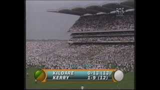 Final Whistle and Glen Ryan Celebrates All Ireland Semi Final 1998 Kildare V Kerry [upl. by Yelekreb188]