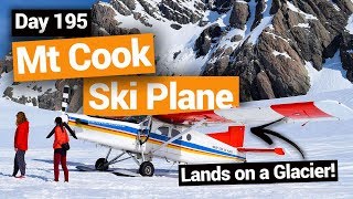 ✈️🎿 Mt Cook Ski Plane Landing on the Tasman Glacier – New Zealands Biggest Gap Year [upl. by Akemhs]