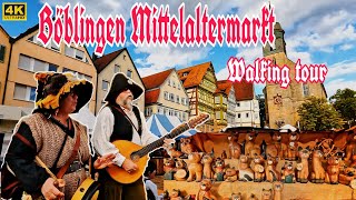 Böblingen🇩🇪Mittelaltermarkt Germany 4k Walking Böblingen Mittelaltermarkt 2023Böblingen Stuttgart [upl. by Aslehc]