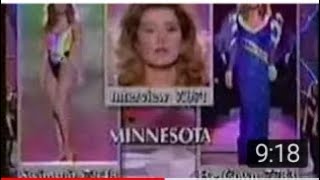 Miss USA 1990  Janet Tveita Miss Congeniality Minnesota [upl. by Rees]