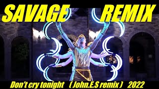 SAVAGE Dont cry tonight  JohnES remix 2022   VIDEO AND AUDIO BEST QUALITY [upl. by Navad945]