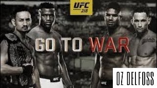 UFC 218 Holloway vs Aldo 2 – Go To War Promo By Oz DelFoss [upl. by Nannek959]