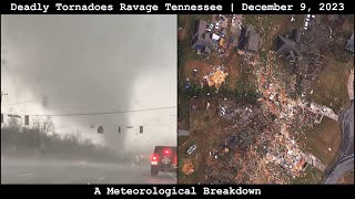 Meteorological Breakdown Deadly Tornadoes Ravage Tennessee  December 9 2023 [upl. by Madaras343]