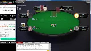 Replay quotSirWattsquot quotjoisoquot Final table PokerStars SCOOP51H 1050 NL 27 Single Draw May 12 2020 [upl. by Fenelia468]