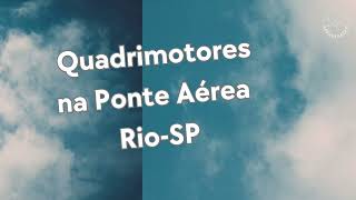 Você sabia que quadrimotores já foram usados na rota da ponte aérea RioSão Paulo [upl. by Neyrb]