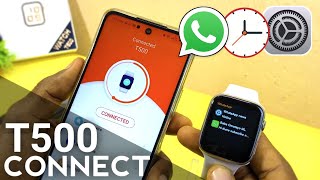 How to connect t500 smartwatch with android  Hiwatch App Connect [upl. by Hackett]