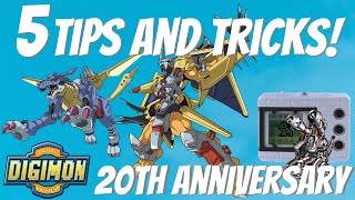 5 Tips and Tricks Digimon 20th Anniversary VPet  Digimon 20th Anniversary Tips and Tricks [upl. by Tronna]