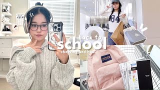 BACK TO SCHOOL SHOPPING FOR COLLEGE🥯Cute clothes and supplies [upl. by Enawd]