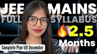 JEE Mains 2024 complete plan to cover syllabus before December starting from now…🔥jee jee2024 [upl. by Lenoyl]