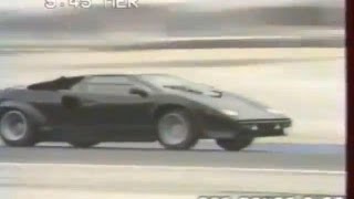 Lamborghini Countach driven hard on track [upl. by Sawtelle]