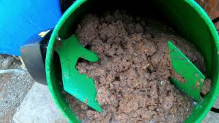 Easiest way to make mixture of sawdust and paper for your briquettes [upl. by Annah]