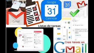 CÓMO HABILITAR LAS TAREAS EN GMAIL PARA ORGANIZARTE Y NOTIFICAR AL CELL CUANDO SE ACERQUEN LAS FECHA [upl. by Azenav]