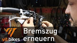 Bremszug Wechsel bei einer CantiBremse  vitbikesTV 169 [upl. by Hardin]