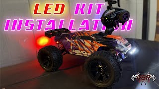 Traxxas 116 ERevo VXL  LED Kit Installation [upl. by Eilak]