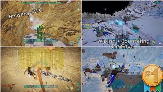 Ark Ps5  Wiping Carno  Bullying UWC  Countering An Ice Cave On LORDS  KNIGHTS TOKYO VIKING [upl. by Auqkinahs]