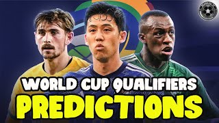 AFC ASIA SEPTEMBER WORLD CUP QUALIFIERS PREDICTIONS GROUP C [upl. by Einneg]