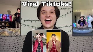 Reacting To My VIRAL Tiktoks [upl. by Marinna]