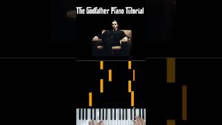 The Godfather Theme Piano Tutorial [upl. by Hiett509]