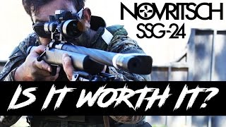 Novritsch SSG24 Airsoft Sniper Gameplay  SWAMP SNIPER TEST [upl. by Aniweta]