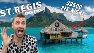 ST REGIS BORA BORA LUXURY OVERWATER BUNGALOW in PARADISE [upl. by Suhail]