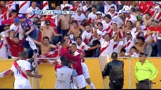 ECUADOR 12 PERU Goles de Peru HD 5092017  Narracion Peredo CMD [upl. by Hyman]