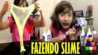 DESAFIO DO SLIME COMO FAZER SAIBA OS INGREDIENTES QUE USEI ABRINDO UMA SUPRESINHA DA FROZEN [upl. by Ecidnacal975]