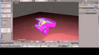 Blender 263a Tutorial  Basic Armatures and Bones  Part 2 [upl. by Ylenats960]