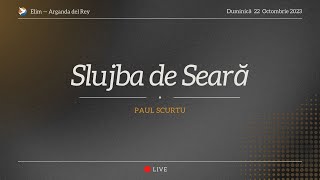 Paul Scurtu  Misionar Holy Fire  Live 22 Octombrie 2023 [upl. by Lemart]