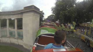 Dragon Rollercoaster onride POV  Nottingham Riverside Festival 2013 GoPro Hero3 [upl. by Tracy]