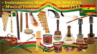 🌎 Instrumentos Musicales de BOLIVIA Instruments Musical from BOLIVIA [upl. by Saraann]