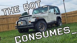 Reviving a 500 Jeep Wrangler YJ  How Bad Could it be [upl. by Laktasic]