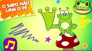 🎶O Sapo Dançador🎵 Sapo cançoesinfantis desenhodecriança musicainfantil desenhoinfantil [upl. by Lerual]