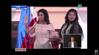 Leni Robredo takes oath as vice president [upl. by Marks]