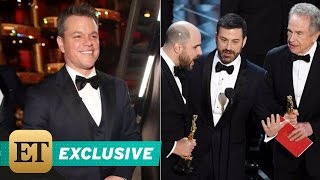 EXCLUSIVE Matt Damon Roasts Jimmy Kimmel After Oscars Flub They Got What They Paid For [upl. by Maida]