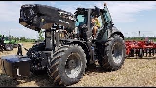 DeutzFahr 9340 Warrior tractor limited edition 2018 demo [upl. by Mellie]