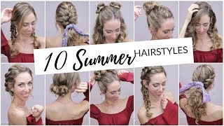 10 ACCONCIATURE PER LESTATE  Summer Hairstyles  Silvia Viscardi [upl. by Leafar562]