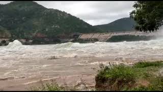 Somasila Dam Gates are Opened due to the heavy water flow  SomasilaDam [upl. by Andrus671]