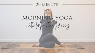 20 Minute Calming Morning Yoga [upl. by Hatfield]