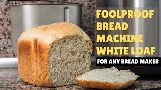 Bread Machine White Bread  Super Soft amp No Oven Required [upl. by Sivartal]