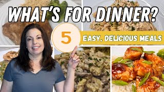 5 Amazing What’s For Dinner RecipesBudget Friendly [upl. by Egap]