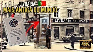 Conheça a livraria mais antiga do mundo  Lisboa Portugal [upl. by Asoral]