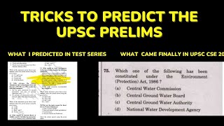 How to predict UPSC PRELIMS cseprelims iasprelims2023 [upl. by Ahsinyt67]